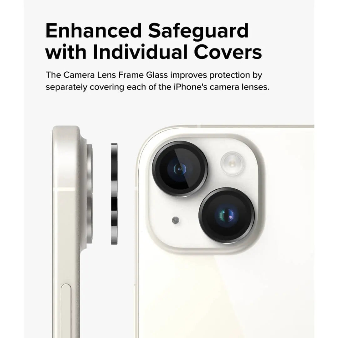 Enhanced protection with individual covers camera lens for iPhone 15