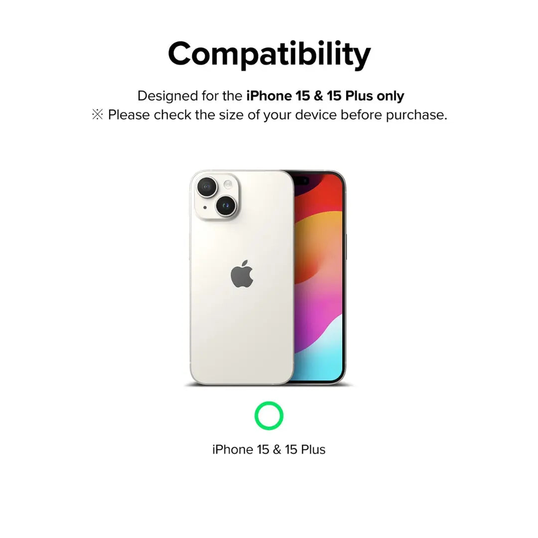 Compatible with the iPhone 15 6.7" and iPhone 15 6.1" 