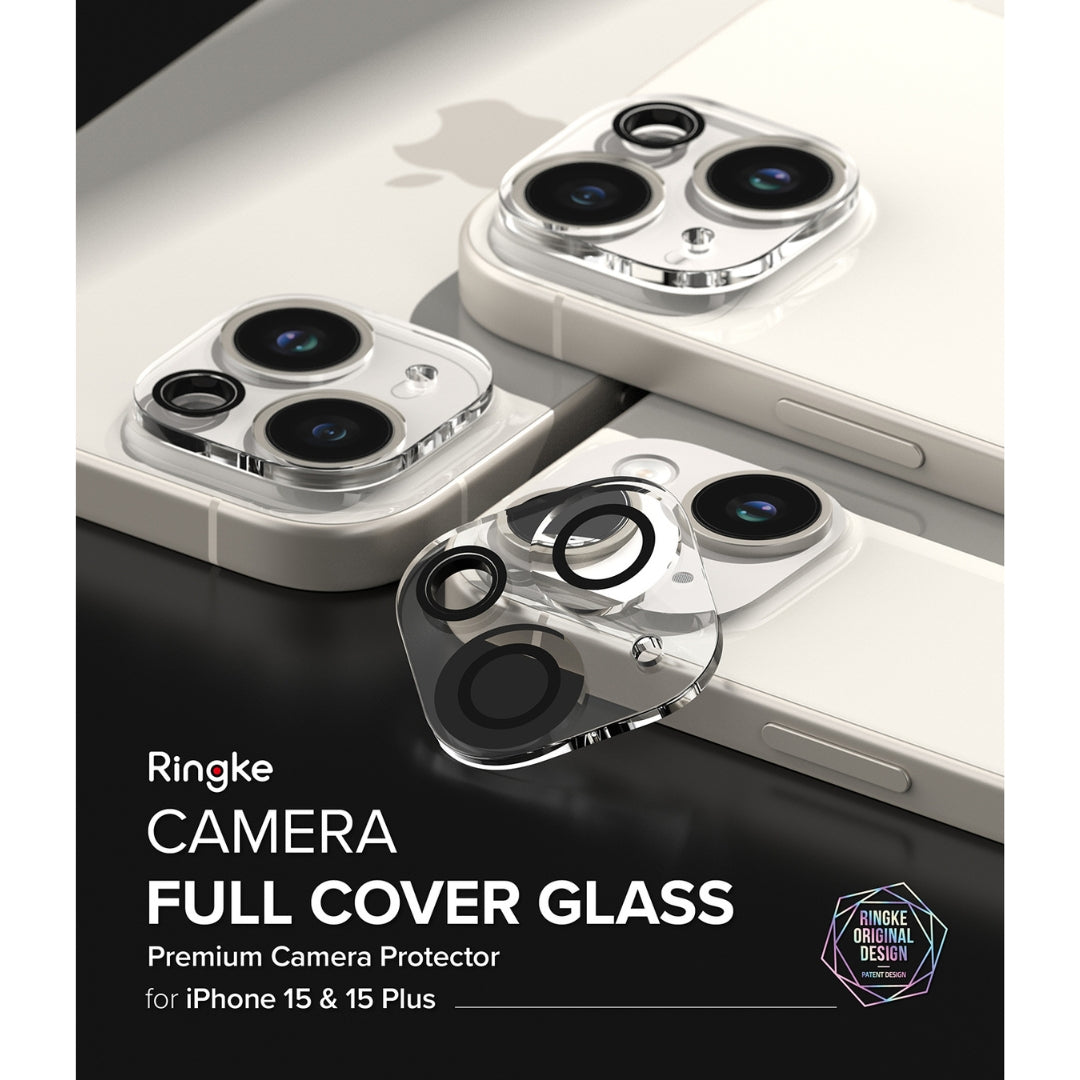 Ringke full cover glass camera protector for iPhone 15 and 15 Plus