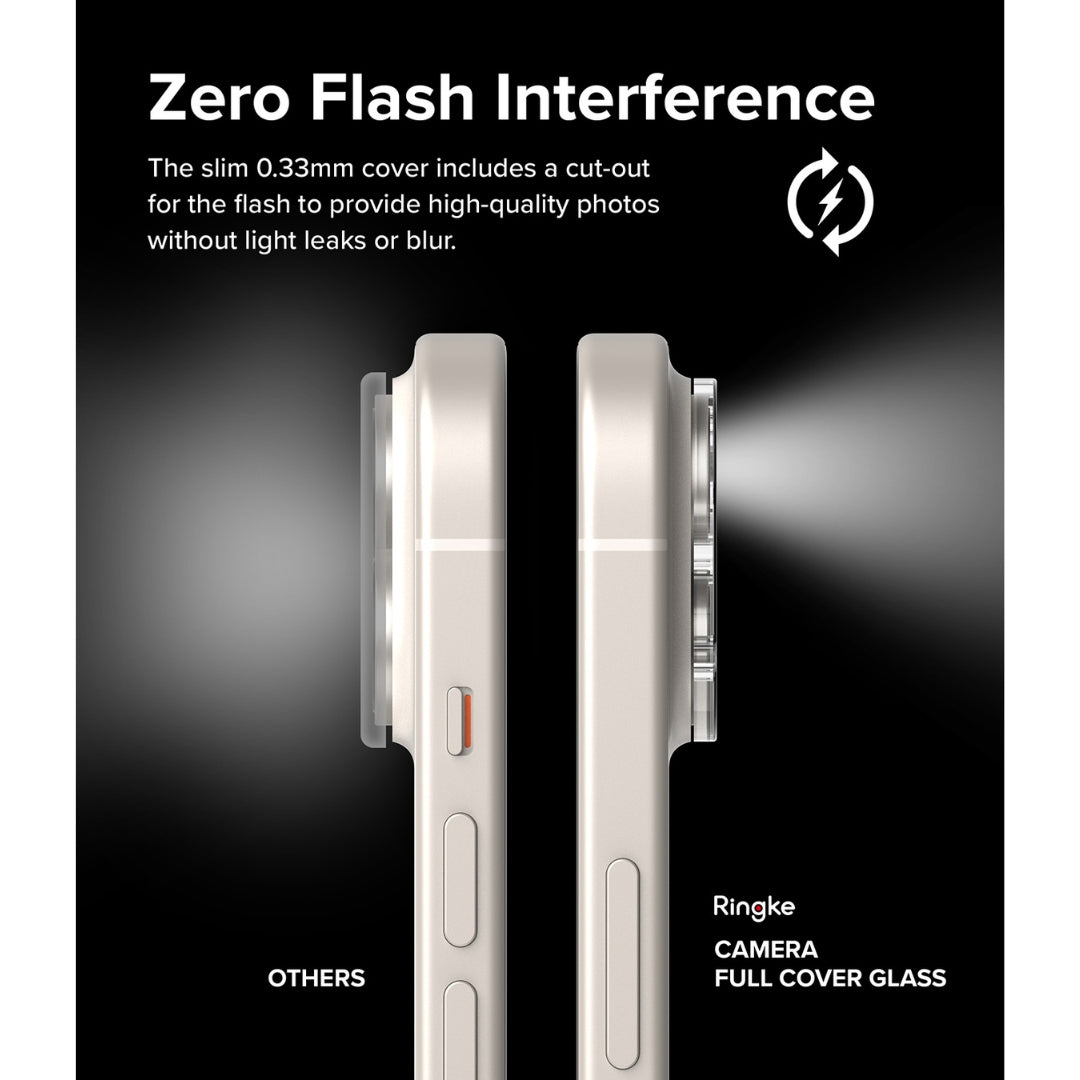 Zero flash interference to provide high-quality photos