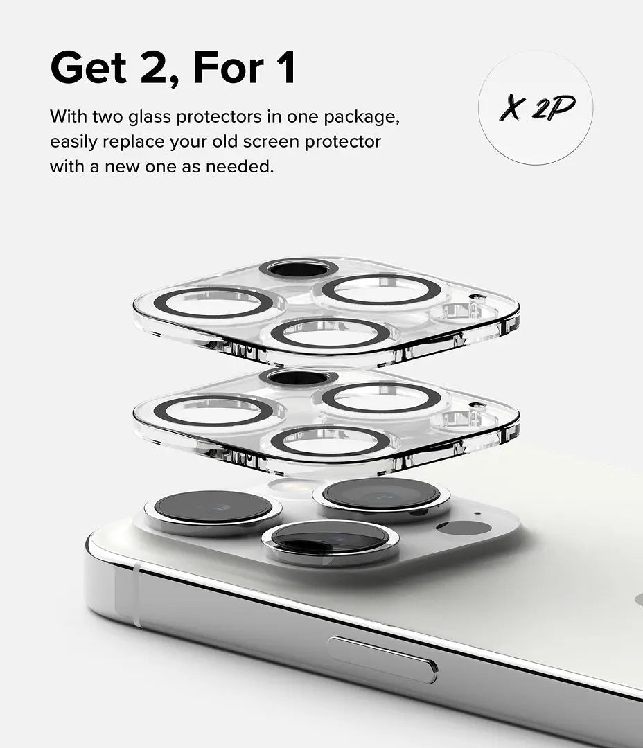 iPhone 15 Pro Max Camera Full Cover Glass 2 Pack By Ringke Ringke