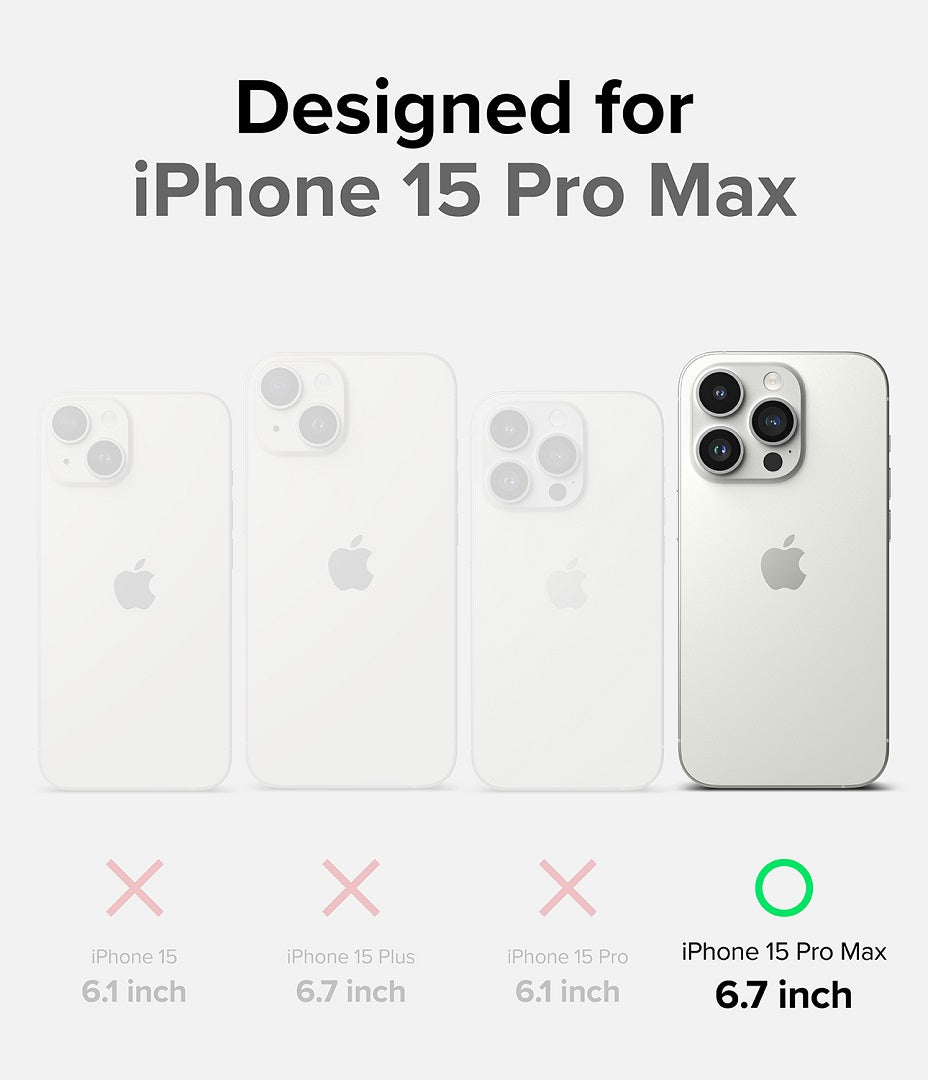 Fusion X Design Case iPhone 15 Pro Max 6.7"