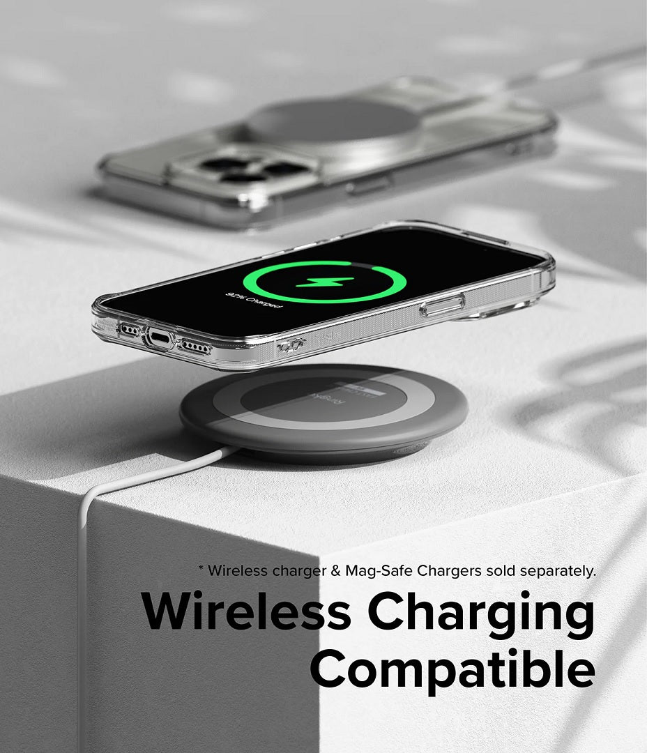 Wireless charging compatible case for iPhone 15 Pro Max by Ringke