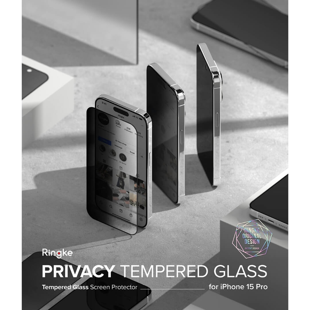 iPhone 15 Pro Tempered Glass Protector