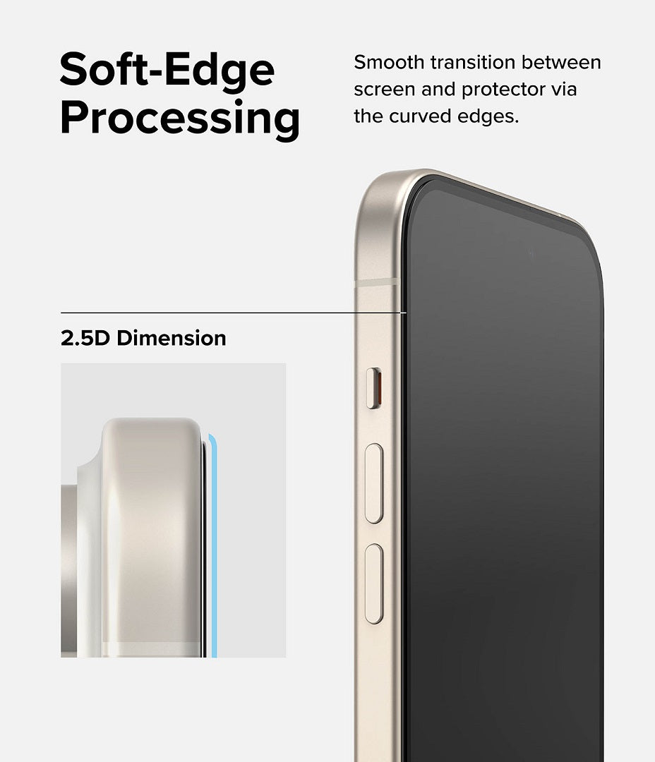 Soft Edge to Edge protection with 2.5D Dimension 