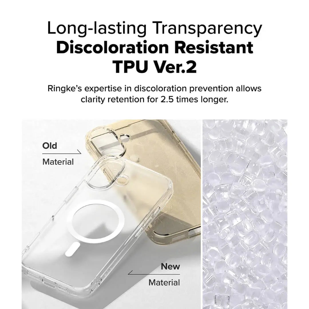 iPhone 16 Plus Magsafe case is Long lasting and discoloration resistant TPU