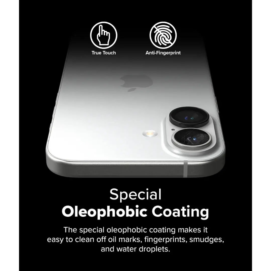 special oleophobic coating makes camera clean from smudges and marks
