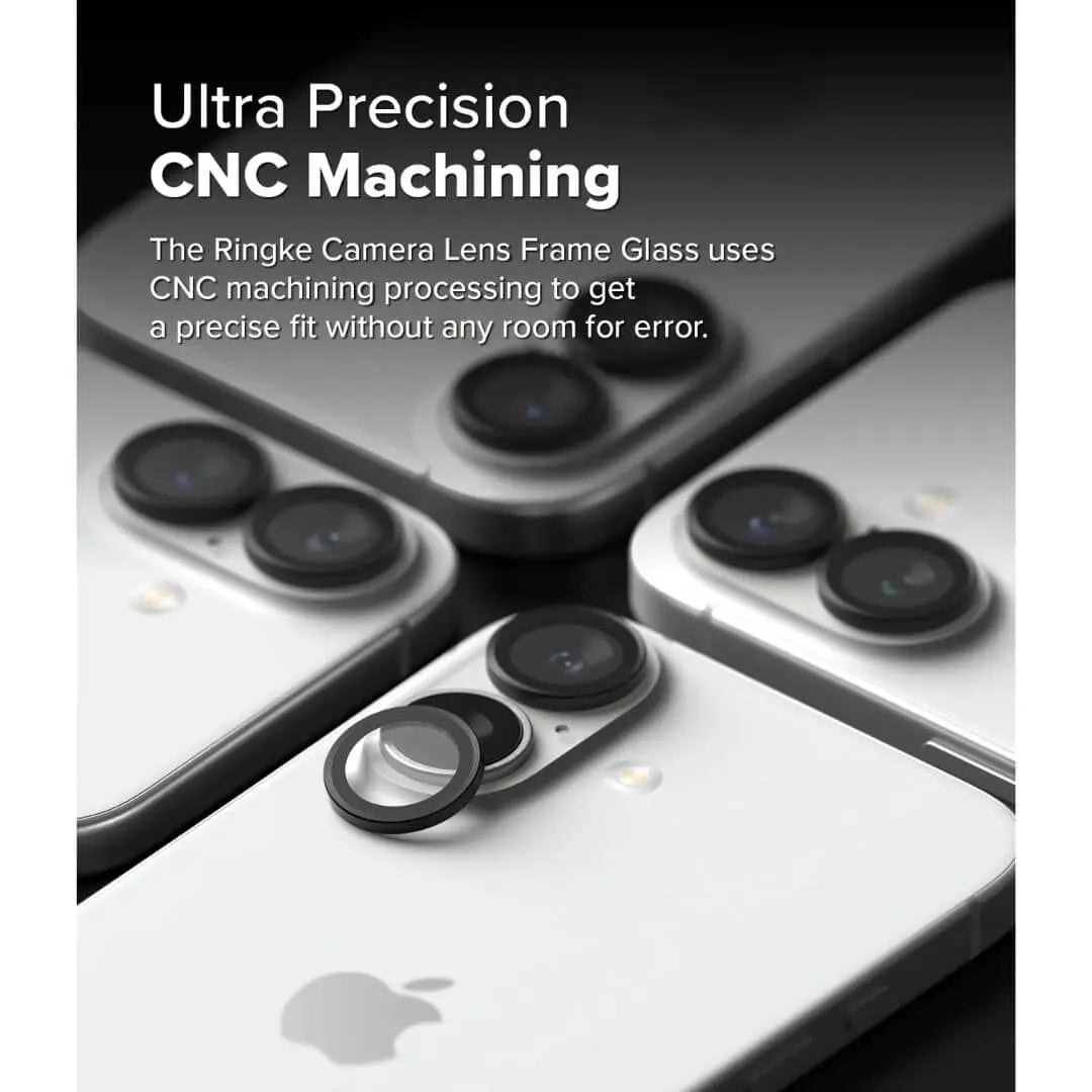 Precise fit glass frame for iPhone 16 Plus