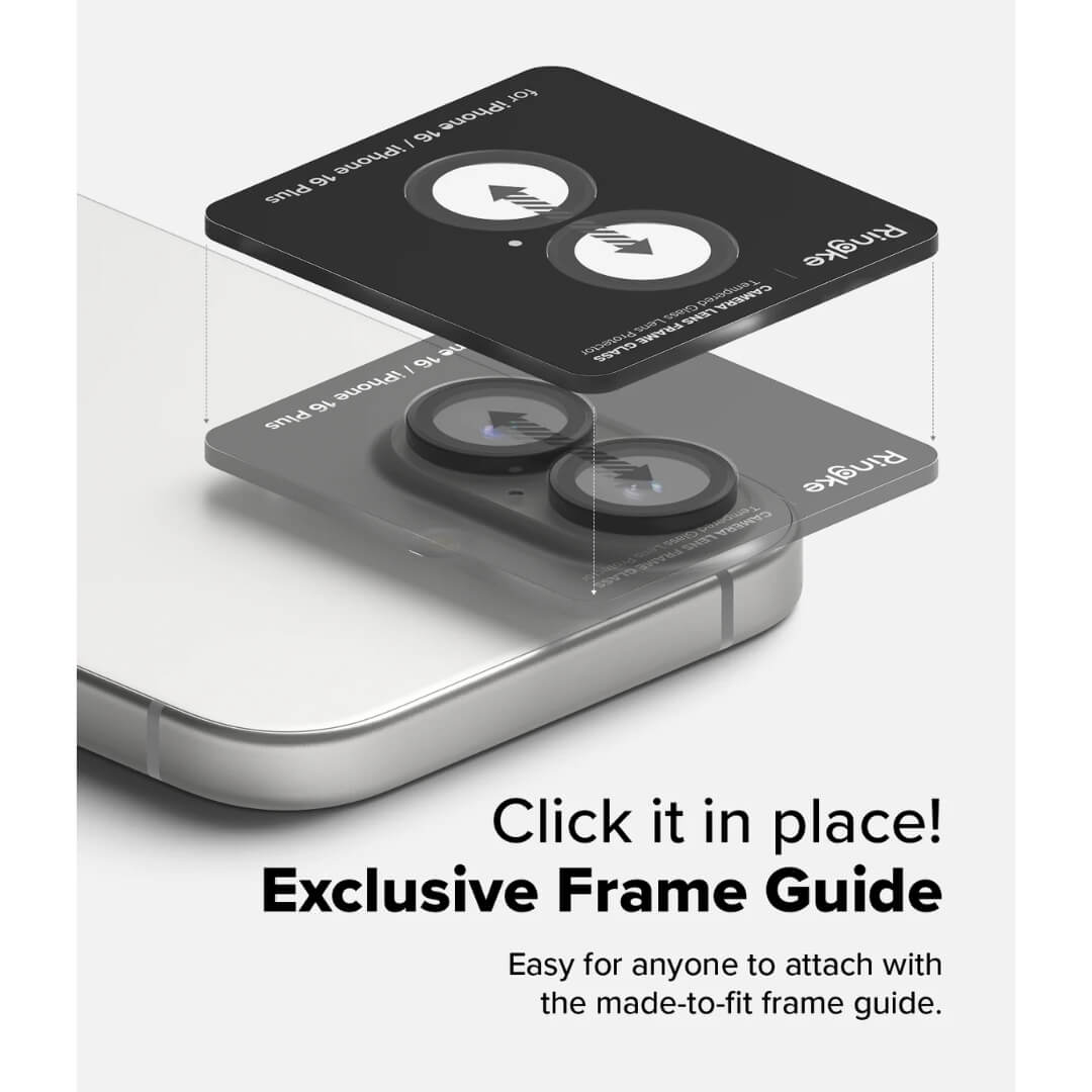 Easy to attach the camera ring with exclusive frame guide