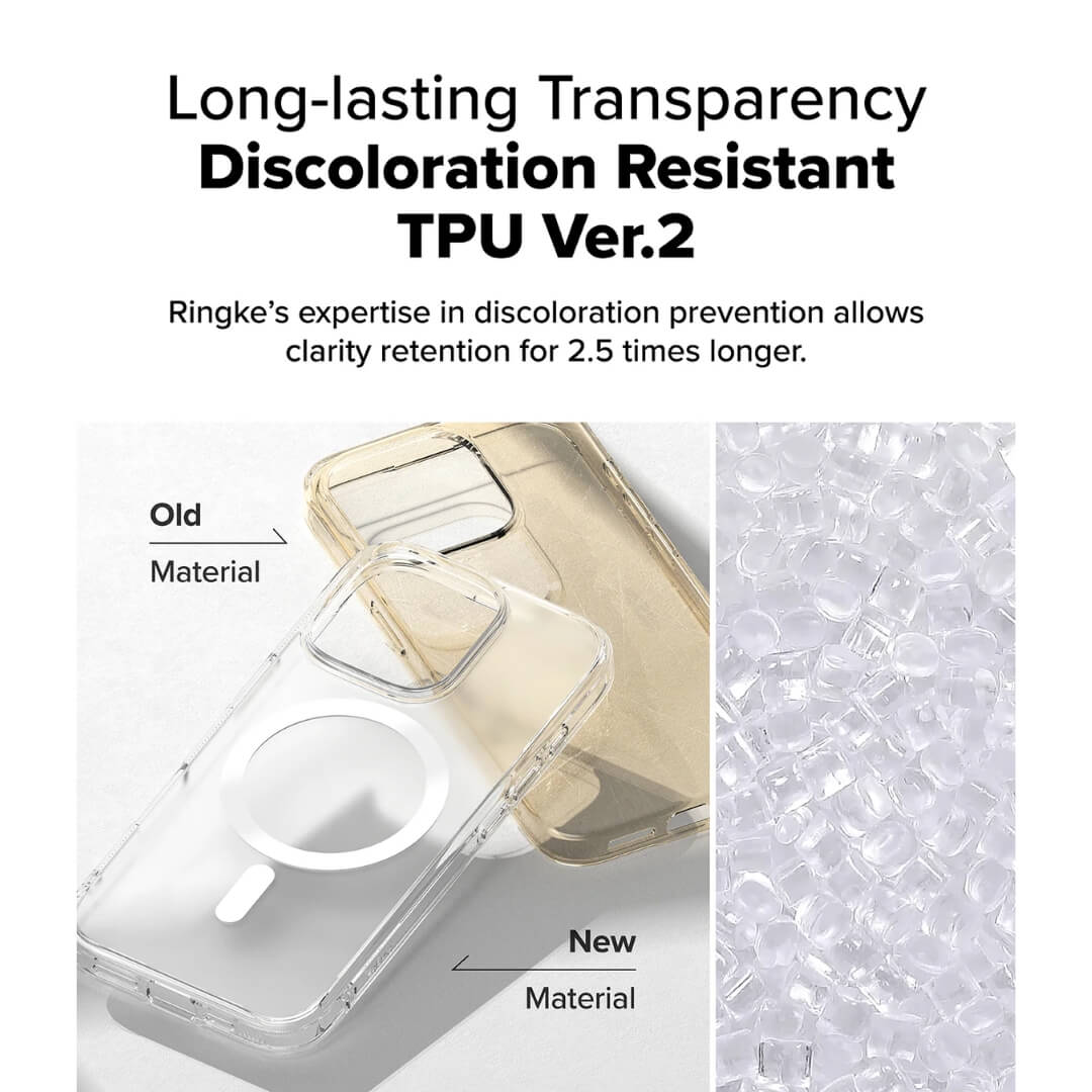 iPhone 16 Pro Max Magsafe case is Long lasting and discoloration resistant TPU