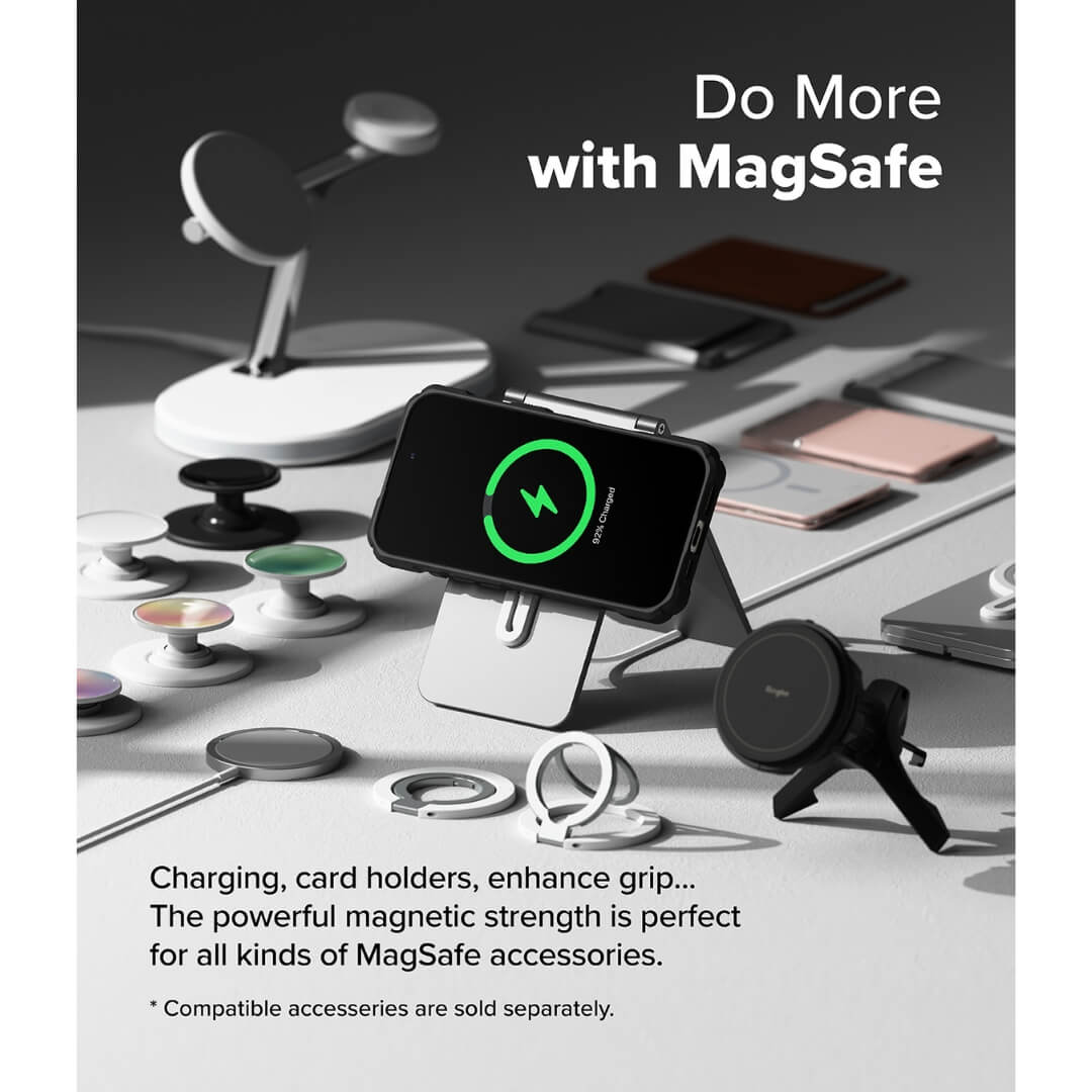 iPhone 16 Pro Case Rugged Gear Magnetic Dark Green by Ringke