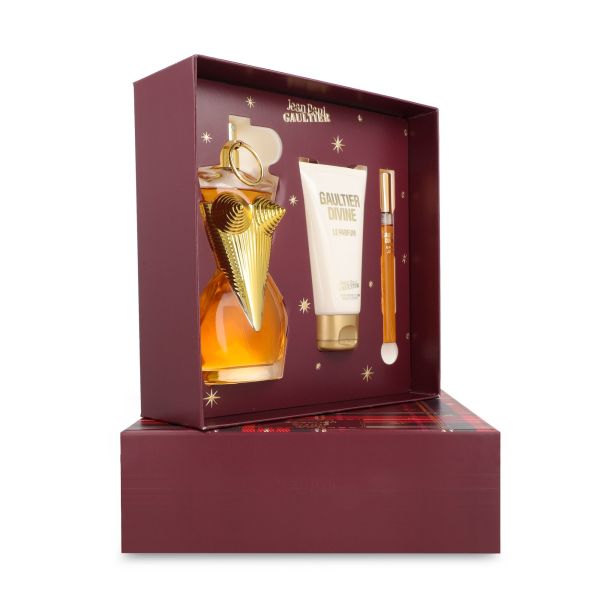 Jean Paul Gaultier Divine Le Parfum EDP Intense 100ml 3 Piece Gift Set for Women