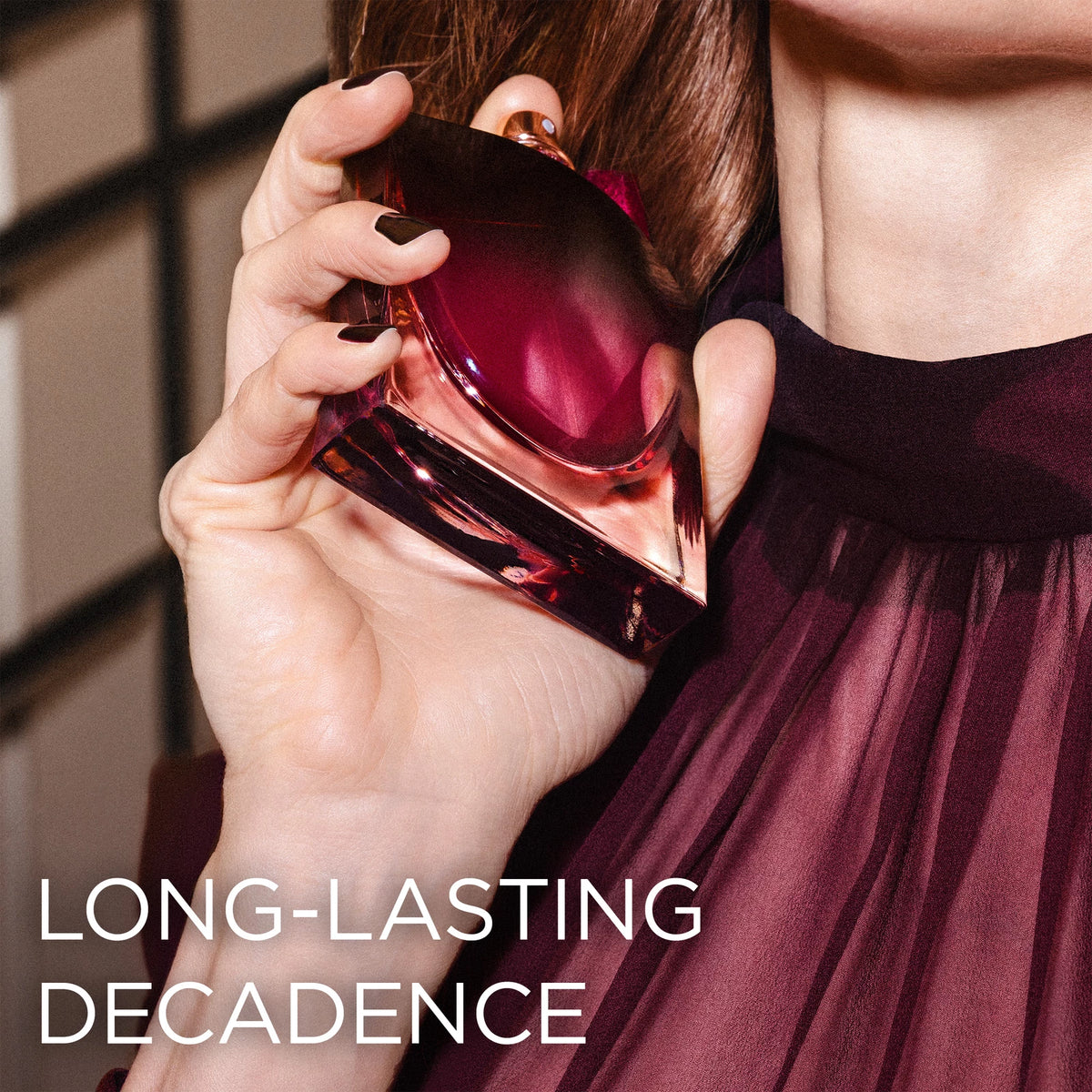 Official Lancôme La Vie Est Belle Very Cherry campaign bottle detail