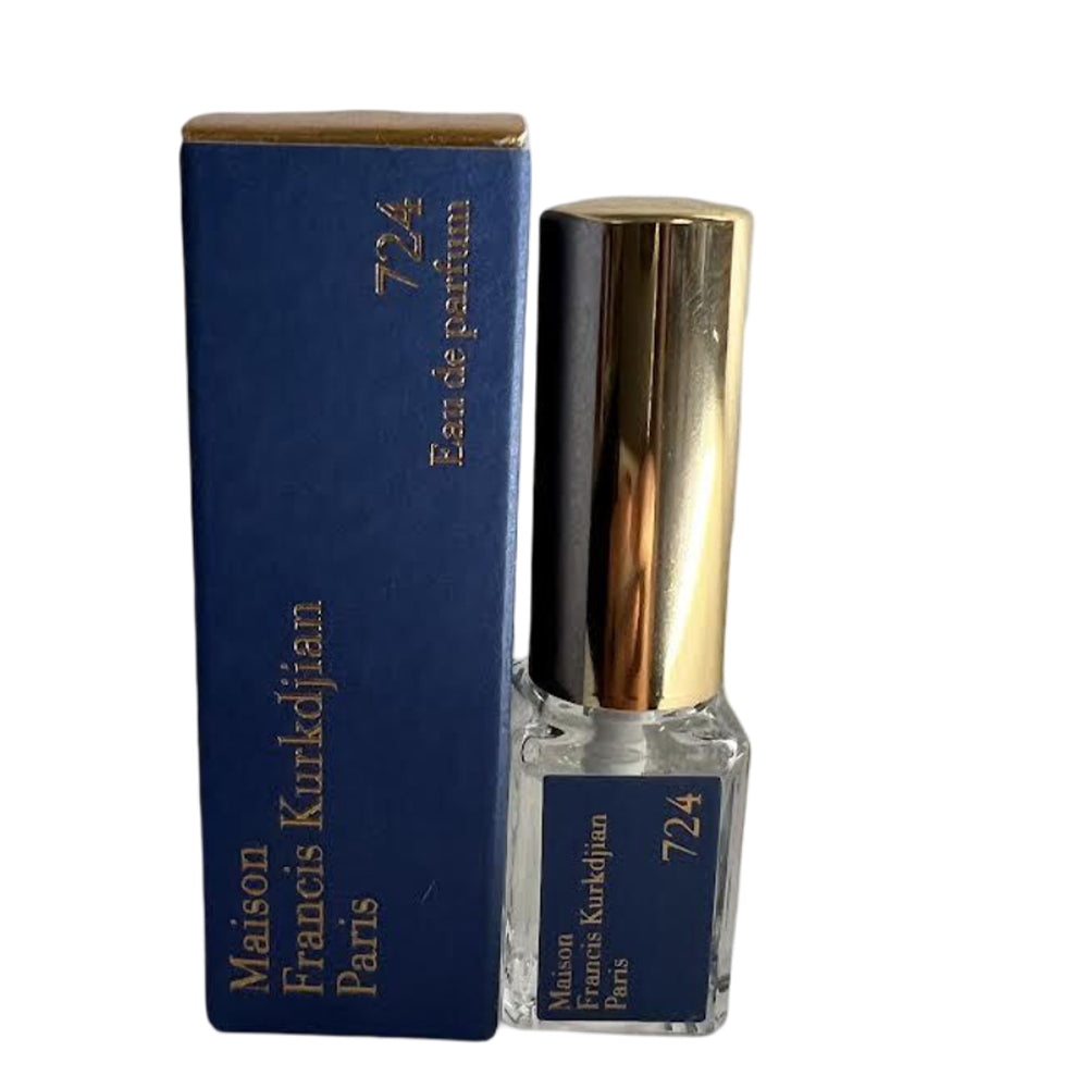 Maison Francis Kurkdjian 724 Eau de Parfum 5ml miniature spray and blue box