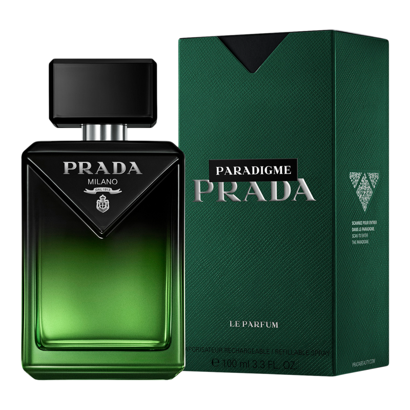 Prada Paradigme Le Parfum 100ml bottle and box