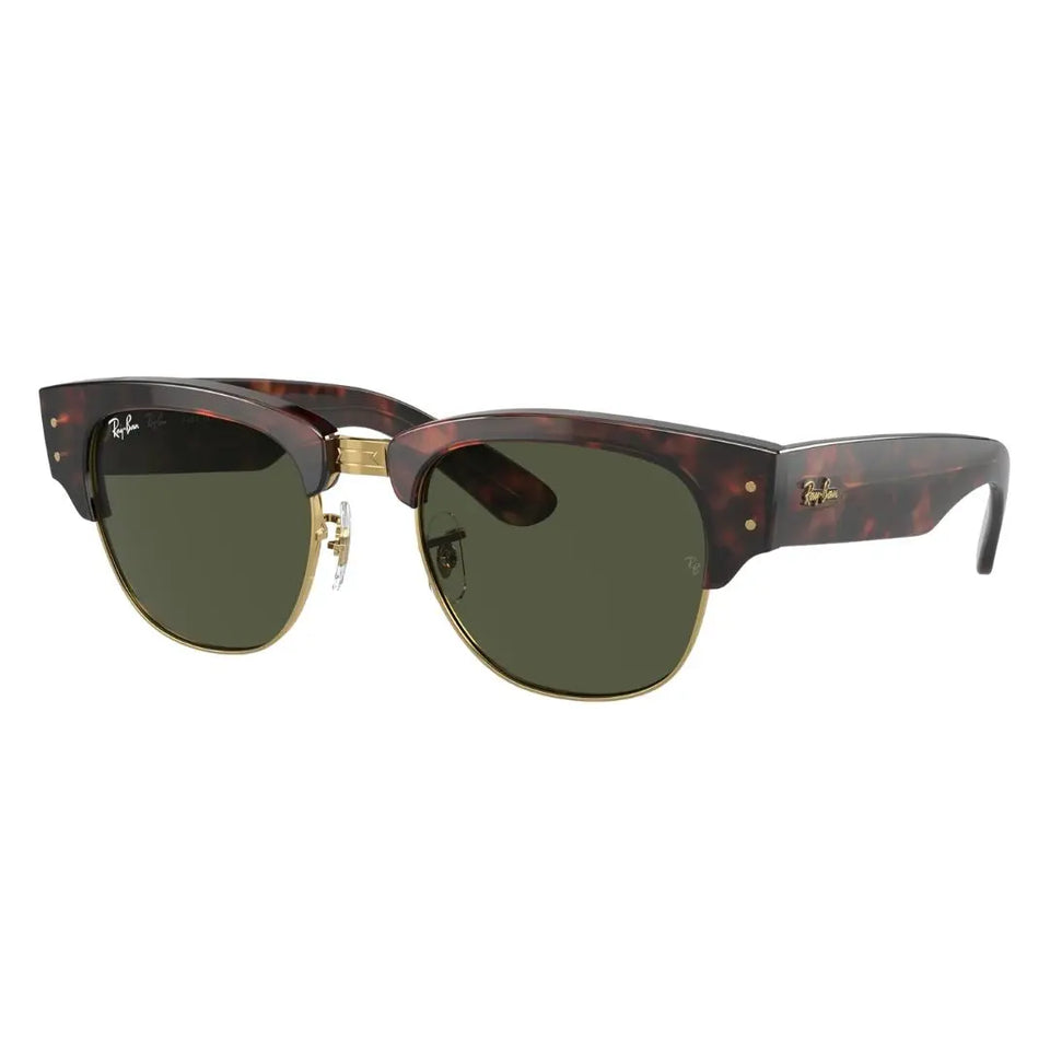 Ray-Ban RB0316S Mega Clubmaster 990/31 sunglasses, tortoise frame with green G-15 lenses - Gadgets Online NZ