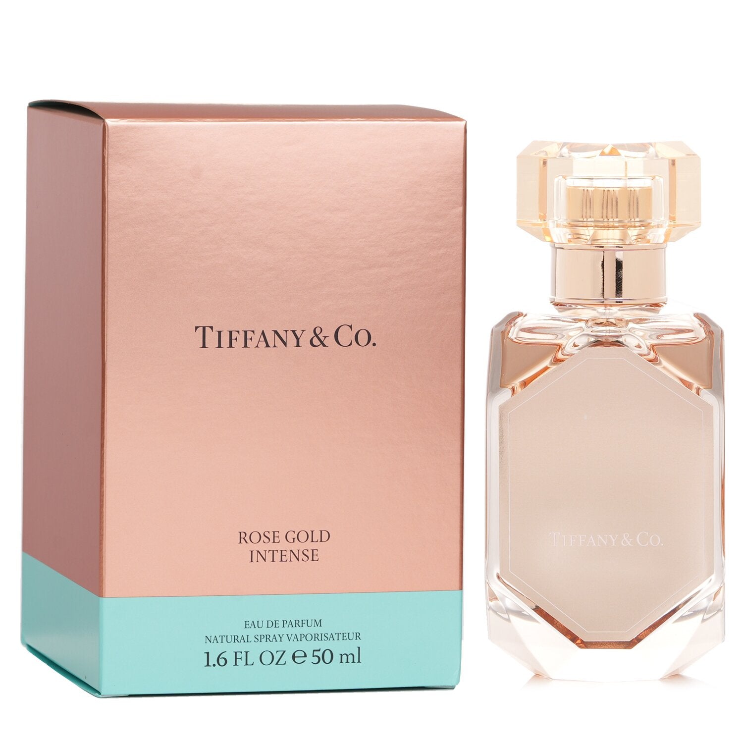 Tiffany & Co. Rose Gold Intense Eau de Parfum 50ml bottle and box