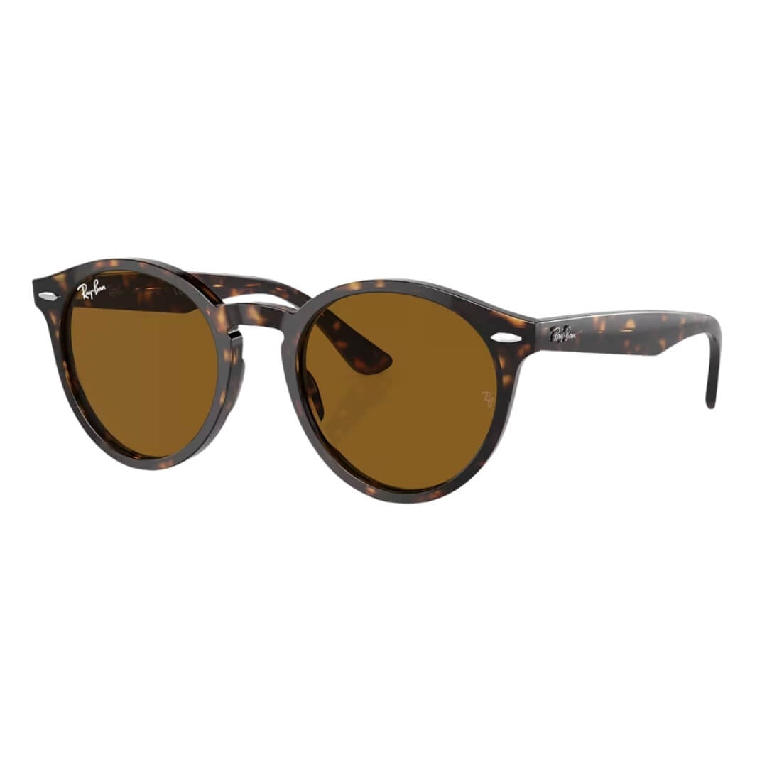 Ray-Ban Larry RB7680S 902/33 - Havana Frame with Brown Lens Front Right View