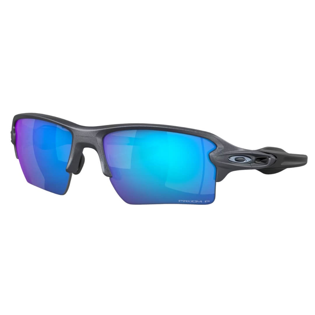 Oakley Flak 2.0 XL 9188J3 Sunglasses - Blue Steel Frame, Prizm Sapphire Polarized Lens Front View