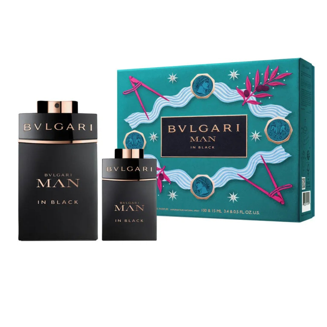 Bvlgari Man in Black EDP 100ml 2 Piece Gift Set for Men