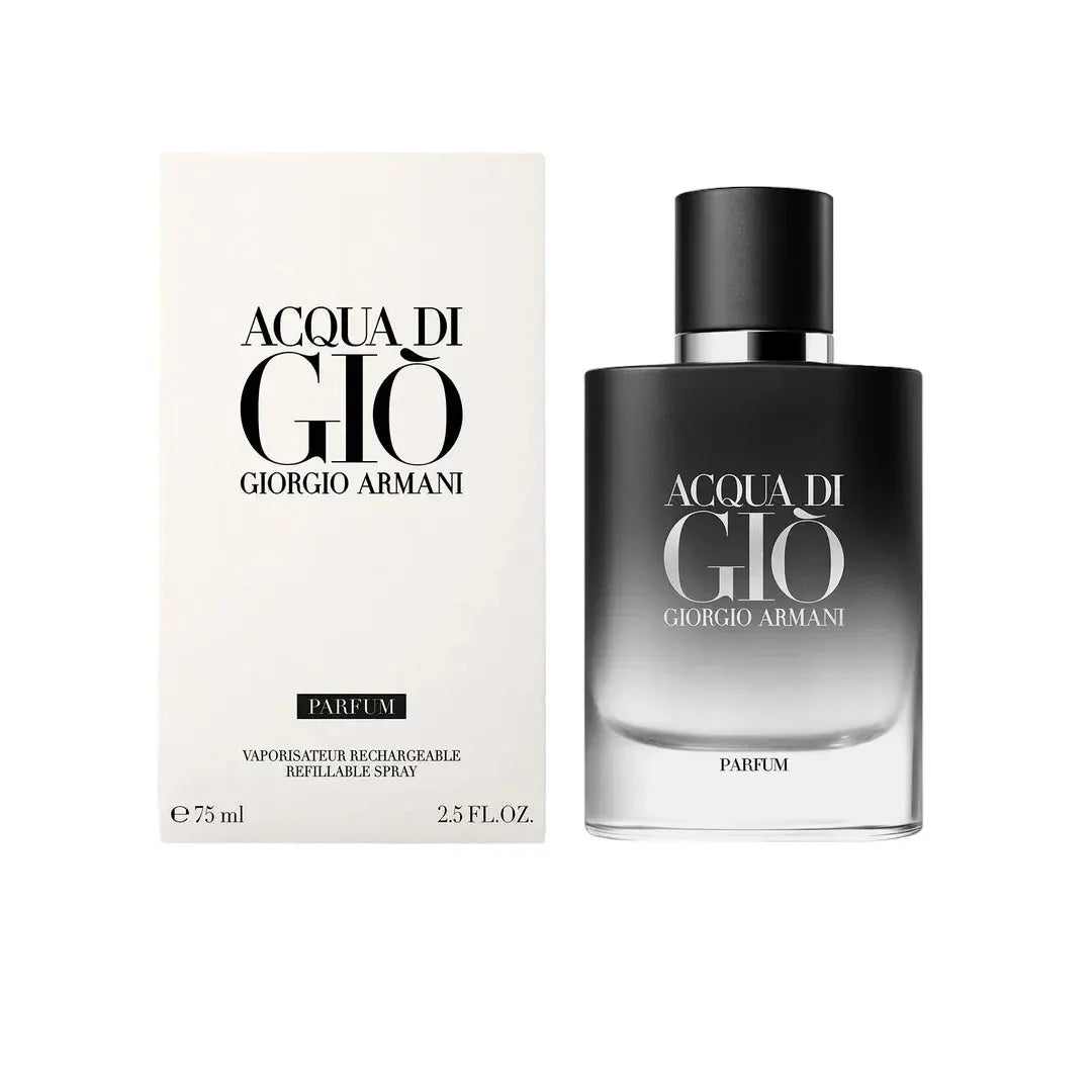 Giorgio Armani Acqua Di Gio Parfum 75ml bottle and packaging
