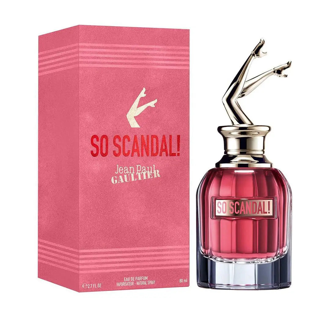 Jean Paul Gaultier So Scandal EDP 80ml women's perfume bottle and packaging
