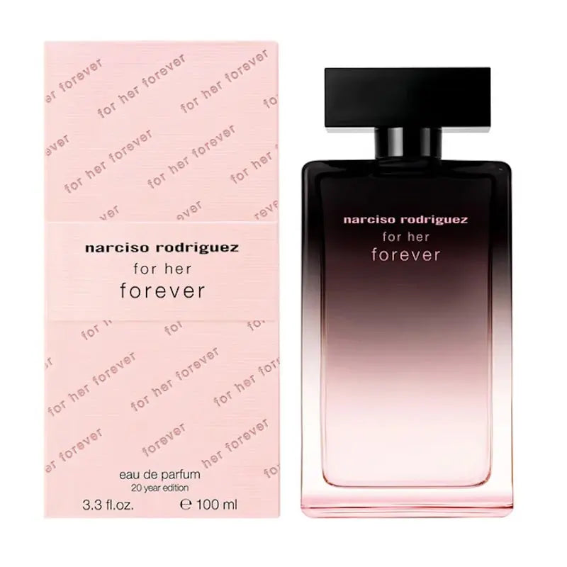 Narciso Rodriguez For Her Forever EDP 100ml perfume bottle and box