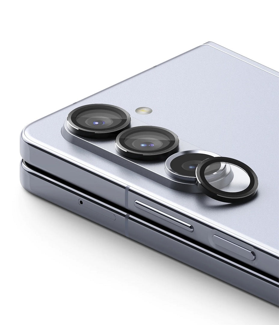 Samsung Galaxy Z  Fold 5 Camera Lens Frame Glass Black by Ringke