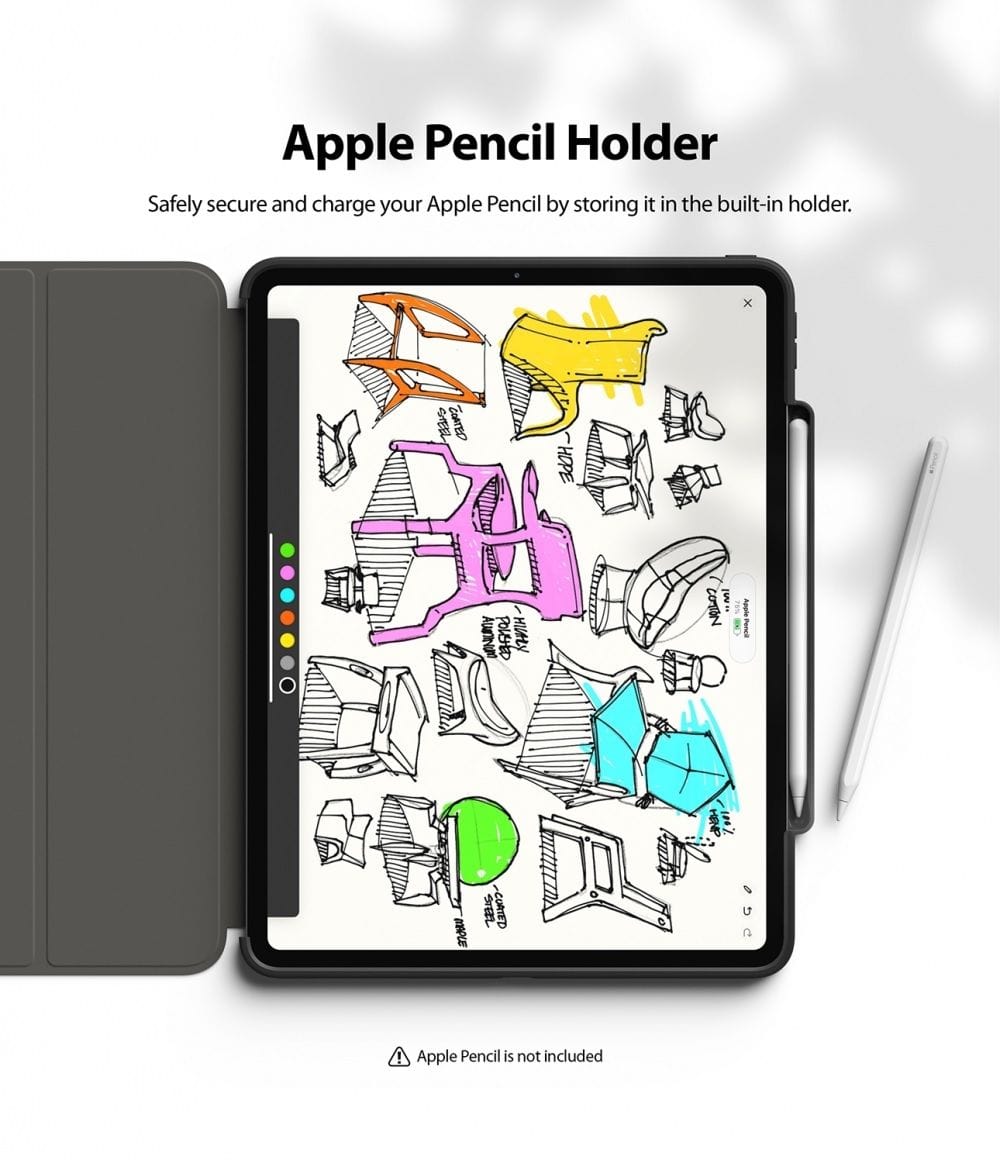 iPad Pro 2020 12.9" Case Apple Pencil Space