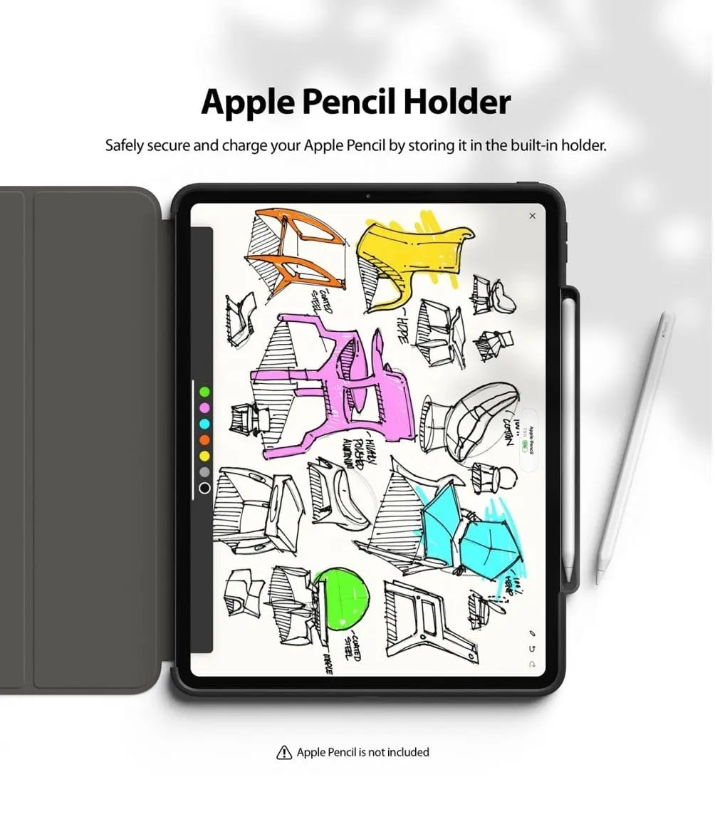 iPad Pro 2020 12.9" Case Apple Pencil Space