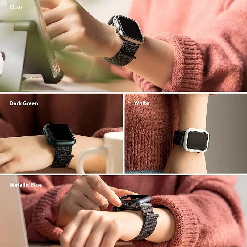 One clear case and one matte black case are included.