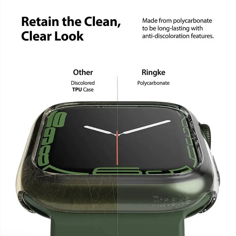 Constructed from durable PC material, our case is built to last, providing long-lasting protection for your Apple Watch 7 and 8.