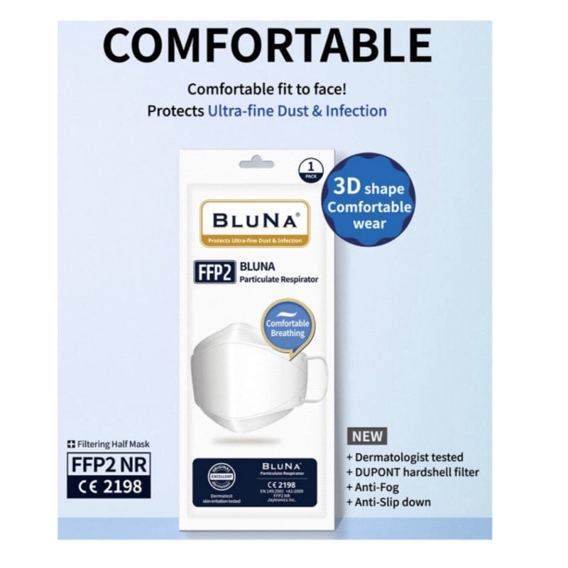 Bluna FFP2 Particulate Respirator Face Mask