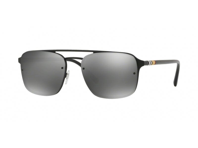 Burberry Sunglasses For Men BE3095 56 Silver & Black