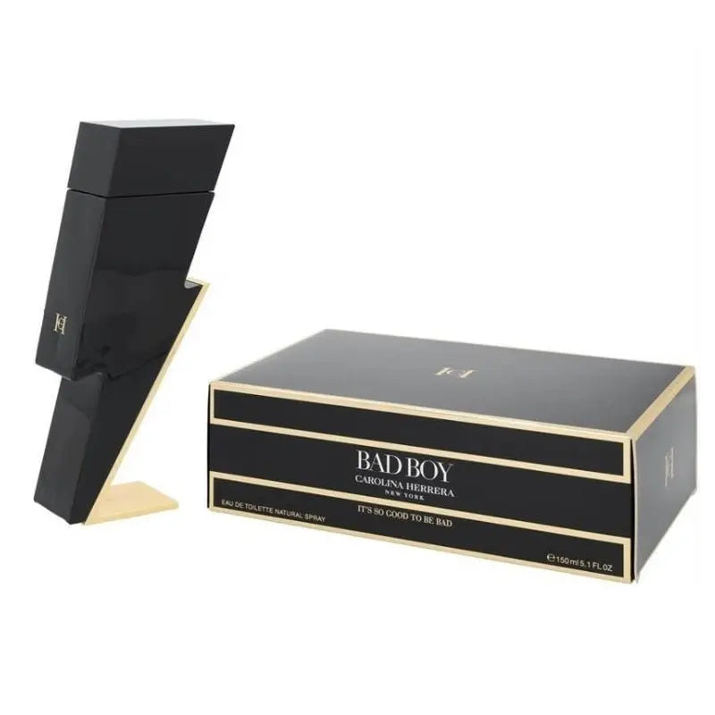 Carolina Herrera Bad Boy EDT 150ml for Men perfume bottle.