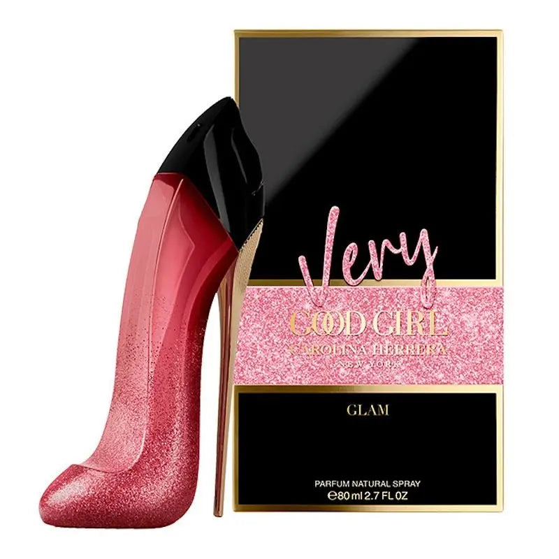 Carolina Herrera Very Good Girl Glam Parfum 80ml for Women perfume bottle.