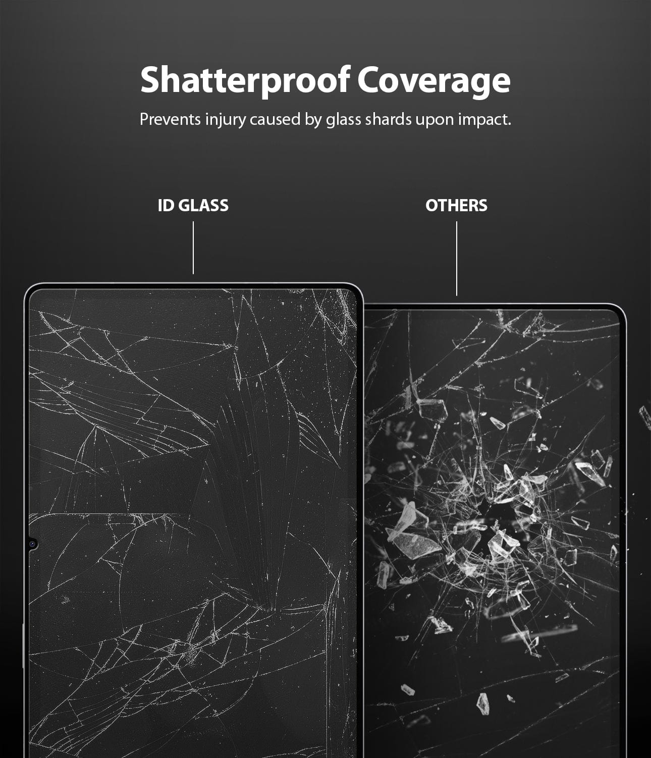 Shatterproof coverage privacy tempered glass screen protector 