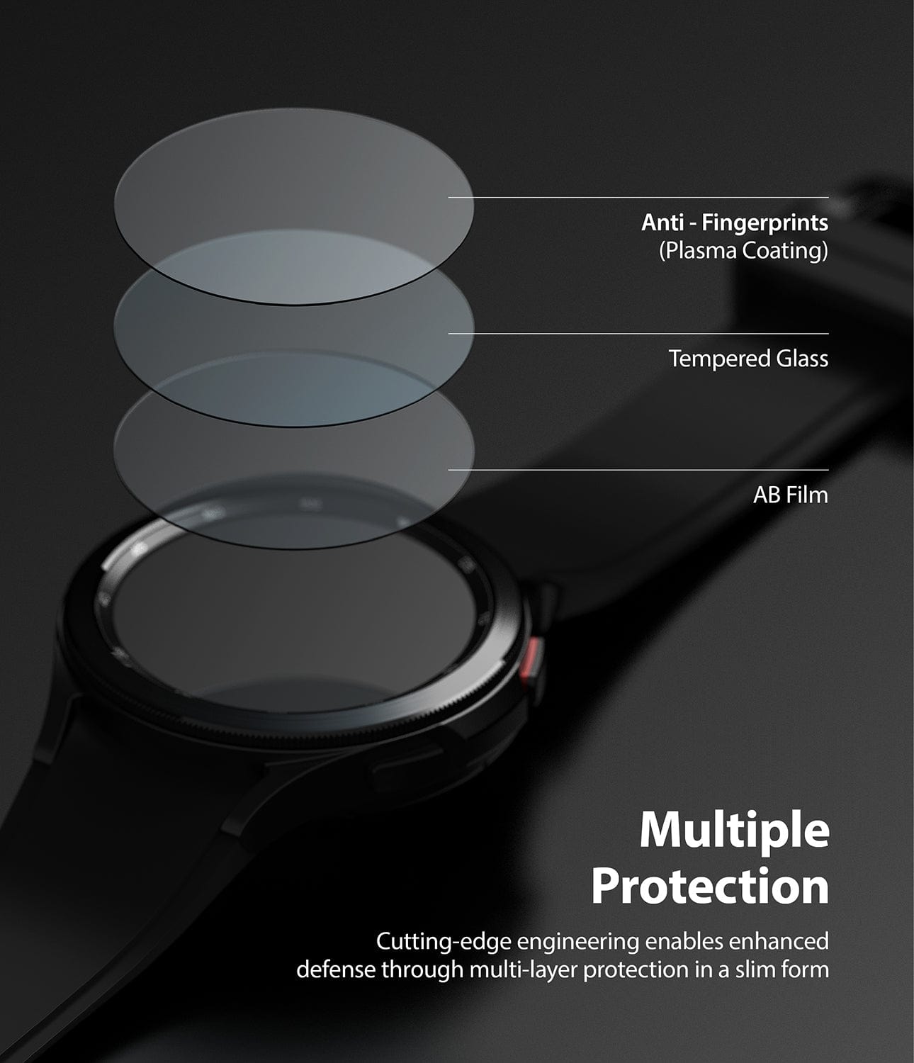 Get double protection for your Galaxy Watch 4 Classic 42mm's LCD multi-touch rectangle display with real tempered glass.