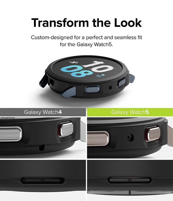 Achieve a perfect and seamless fit for your Galaxy Watch 5 with the Ringke Air Sports case, designed specifically for this model.