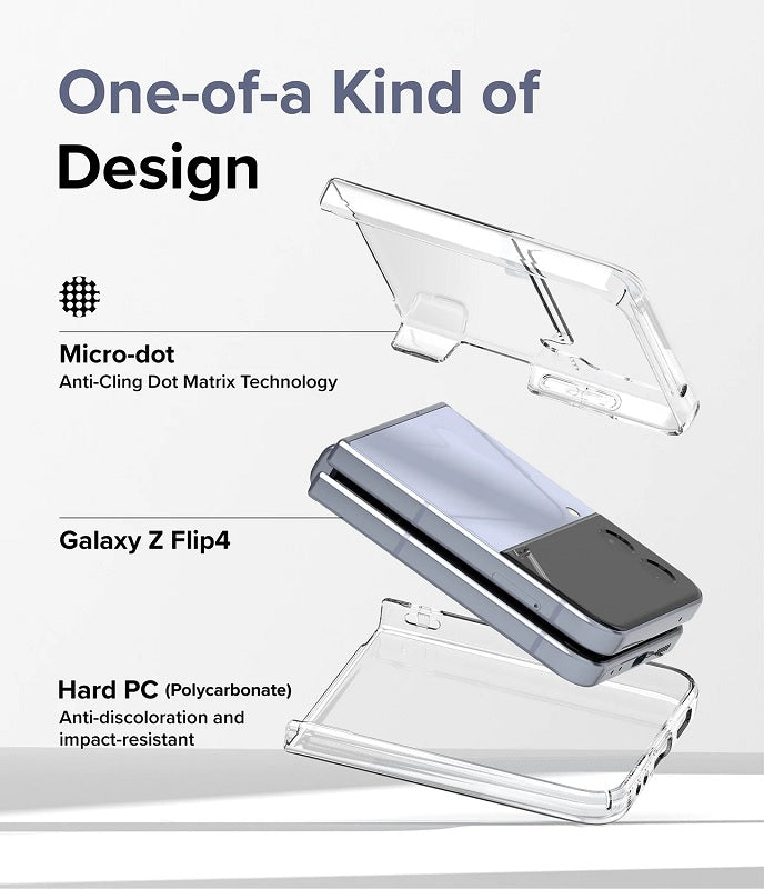 Galaxy Z Flip 4 Slim Clear Case by Ringke