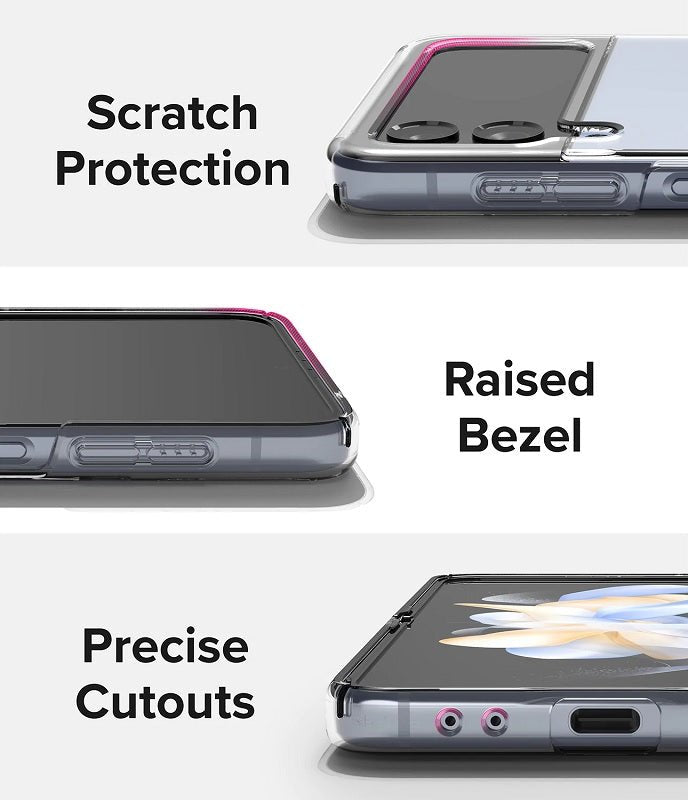 Galaxy Z Flip 4 Slim Clear Case by Ringke