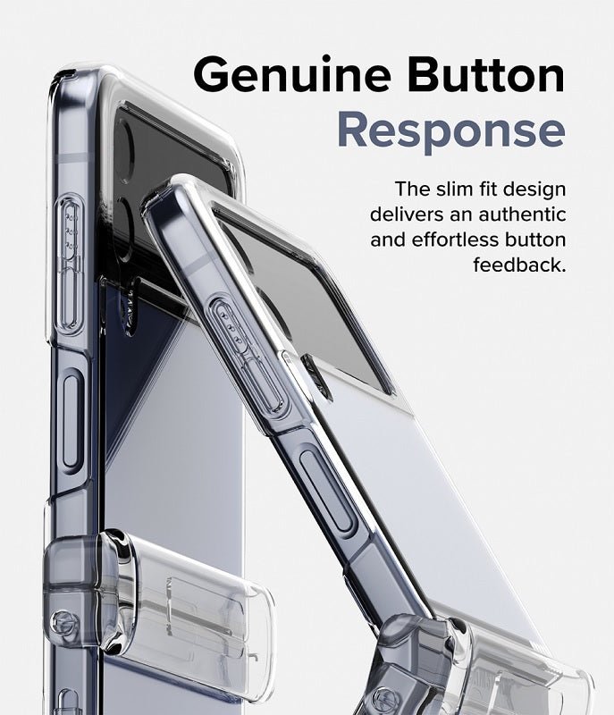 Galaxy Z Flip 4 Slim Hinge Clear Case by Ringke