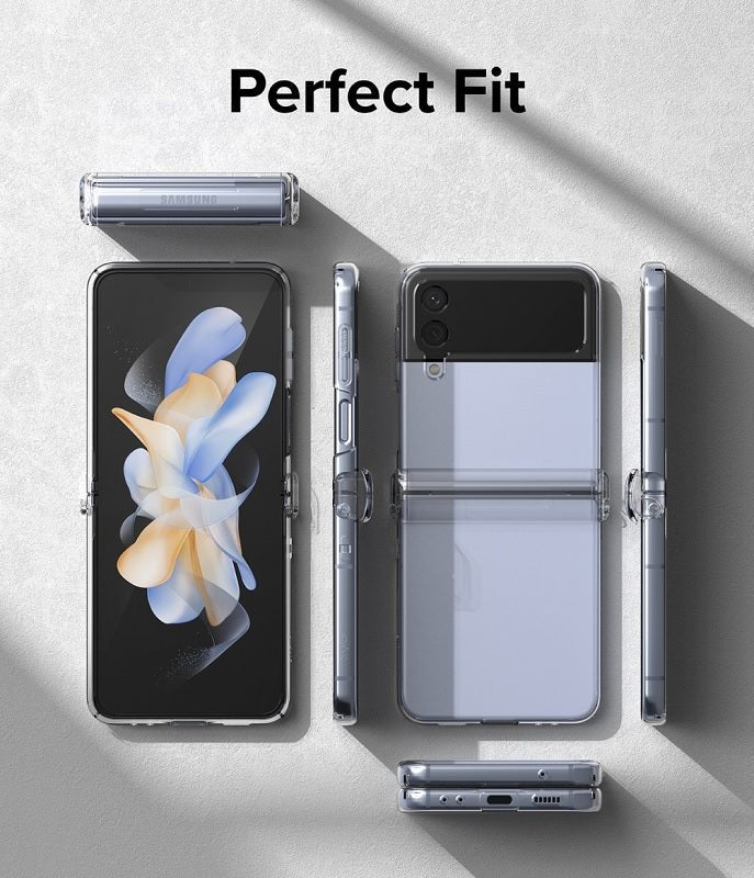 Galaxy Z Flip 4 Slim Hinge Clear Case by Ringke