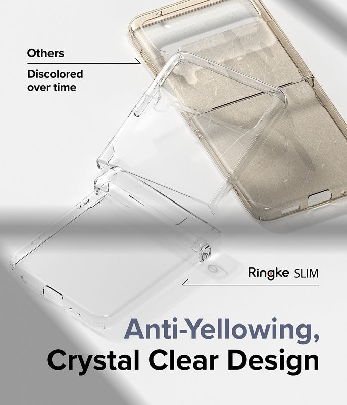 Galaxy Z Flip 4 Slim Hinge Clear Case by Ringke
