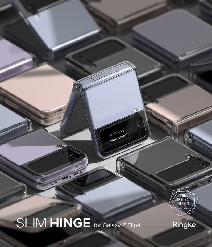 Galaxy Z Flip 4 Slim Hinge Clear Case by Ringke