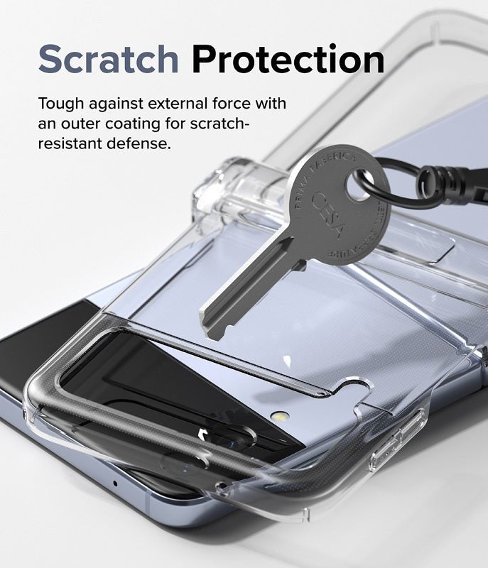 Galaxy Z Flip 4 Slim Hinge Clear Case by Ringke
