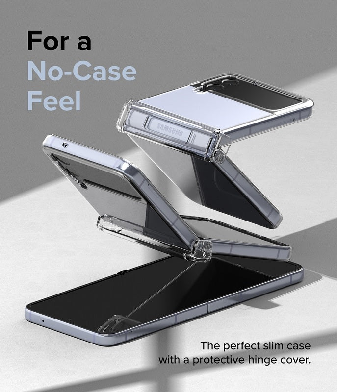 Galaxy Z Flip 4 Slim Hinge Clear Case by Ringke