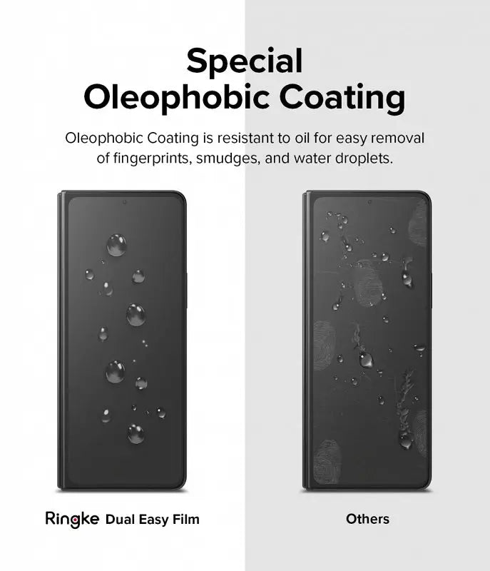 Galaxy Z Fold 4 Dual Easy Film Screen Protector by Ringke