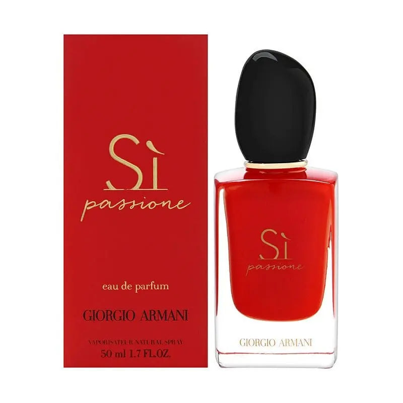 Giorgio Armani Sì Passione EDP 50ml bottle and packaging