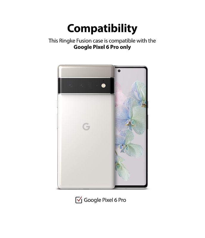 Google Pixel 6 Pro Fusion Clear Case By Ringke